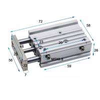Xi lanh dẫn hướng MGPM12-30Z Xi lanh dẫn hướng MGPM12-30Z