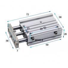 Xi lanh dẫn hướng MGPM12-30Z