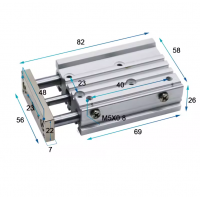 Xi lanh dẫn hướng kép MGPM12-40Z