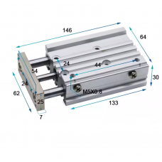 Xi lanh dẫn hướng kép MGPM16-100Z