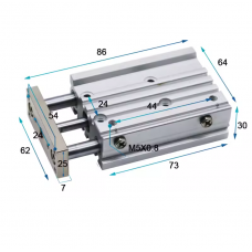 Xi lanh dẫn hướng kép MGPM16-40Z