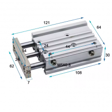 Xi lanh dẫn hướng kép MGPM16-75Z