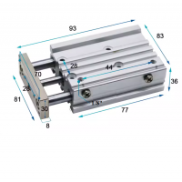 Xi lanh dẫn hướng kép MGPM20-40Z