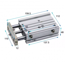 Xi lanh dẫn hướng kép MGPM32-100Z