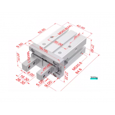 Xi lanh kẹp vuông góc MHZ2-20D