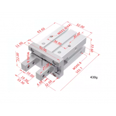 Xi lanh kẹp vuông góc MHZ2-25D