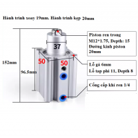 Xi lanh kẹp xoay phải MKB50-20RZ