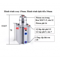 Xi lanh xoay kẹp phải MKB40-10RZ