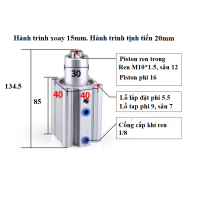 Xi lanh xoay kẹp phải MKB40-20RZ