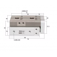 Xi lanh bàn trượt tuyến tính MXQ12-10A