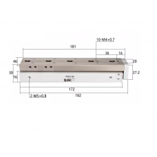 Xi lanh bàn trượt tuyến tính MXQ12-100