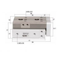 Xi lanh bàn trượt tuyến tính MXQ16-20