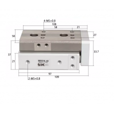 Xi lanh bàn trượt tuyến tính MXQ16-40