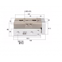 Xi lanh bàn trượt tuyến tính MXQ20-10 Xi lanh bàn trượt tuyến tính MXQ20-10