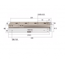 Xi lanh bàn trượt tuyến tính MXQ20-100