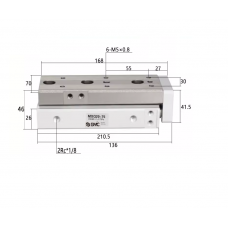 Xi lanh bàn trượt tuyến tính MXQ20-75