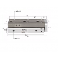 Xi lanh bàn trượt tuyến tính MXQ6-50A