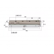 Xi lanh bàn trượt tuyến tính MXQ8-75