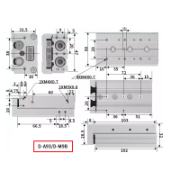 Xi lanh trượt tuyến tính MXS12-50