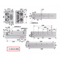 Xi lanh trượt tuyến tính MXS16-100 Xi lanh trượt tuyến tính MXS16-100