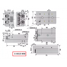 Xi lanh trượt tuyến tính MXS16-20