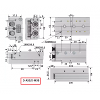 Xi lanh trượt tuyến tính MXS16-50 Xi lanh trượt tuyến tính MXS16-50