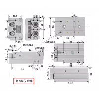 Xi lanh trượt tuyến tính MXS20-20