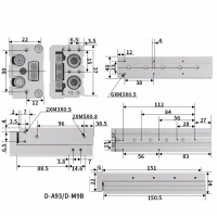 Xi lanh trượt tuyến tính MXS8-75 Xi lanh trượt tuyến tính MXS8-75