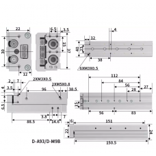 Xi lanh trượt tuyến tính MXS8-75