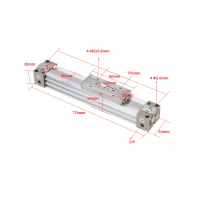 Xi lanh không trục MY1B25-500 Xi lanh không trục MY1B25-500